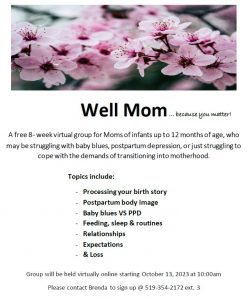 Well Mom … because you matter
